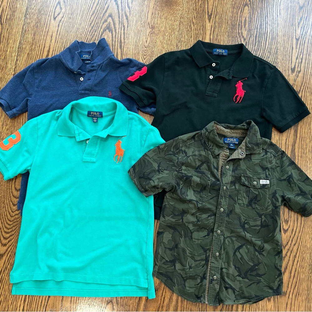 Boys Polo Shirts SZ 10-12
